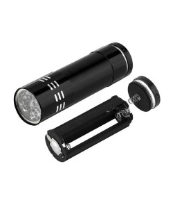 Mini Portable Flashlight 9 LED UV Ultra Violet Torch Light Lamp Flashlight