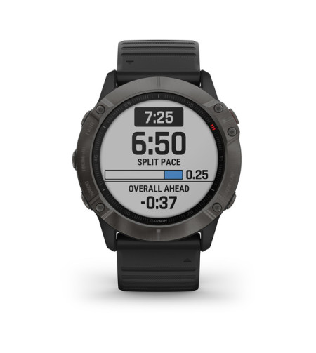 fenix 6X,Sapphire,Carbon Gray DLC w/Black Bnd,GPS Watch,EMEA 