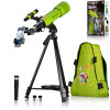 BRESSER JUNIOR Refracting Telescope 70/400 with Backpack, green