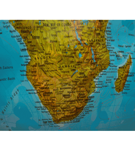 Globuss Relief Uranio 30 cm/12" (ENG )Tecnodidattica SPA