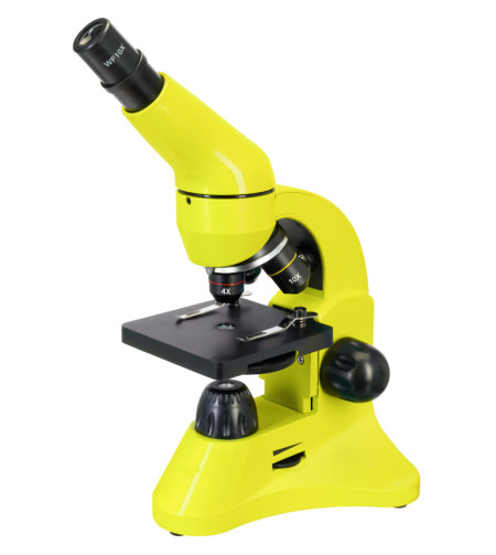 Микроскоп Levenhuk Rainbow 50L Лайм 40x - 800x с экспериментальным комплектом K50