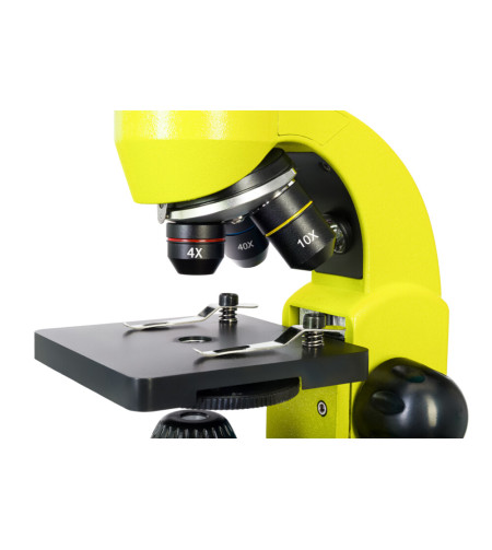 Микроскоп Levenhuk Rainbow 50L Лайм 40x - 800x с экспериментальным комплектом K50