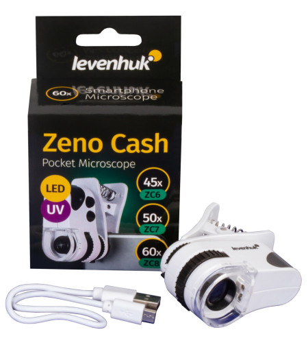 Pocket Microscope Zeno Cash ZC6 Levenhuk 45x