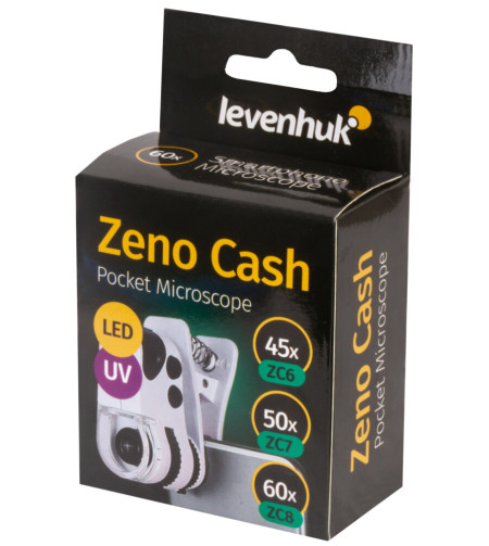 Pocket Microscope Zeno Cash ZC7, Levenhuk 50x