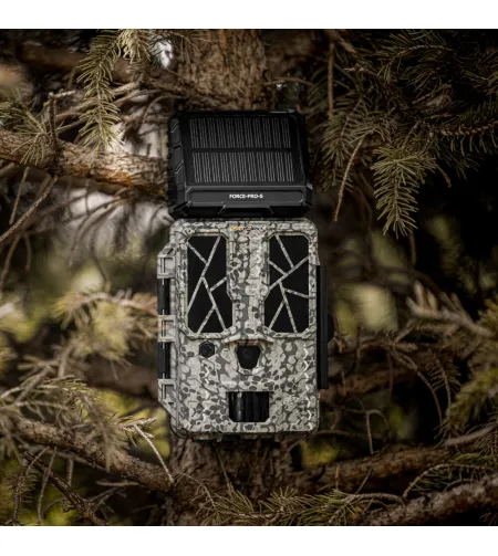 SPYPOINT FORCE-PRO-S 4K Medžioklės kamera ant SAULĖS ENERGIJOS