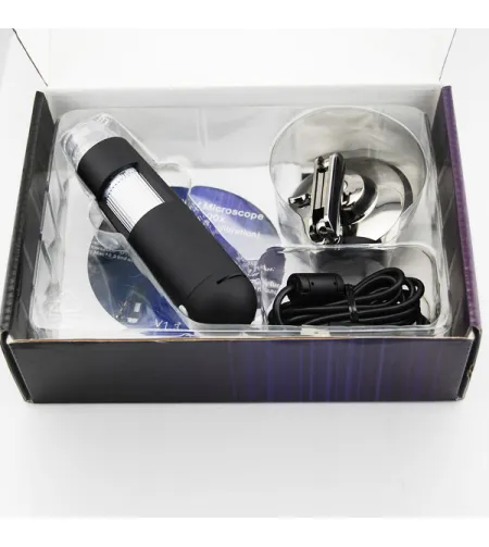 Mikroskopas, kompaktiškas skaitmeninis Levenhuk DTX 50 Digital 20x-400x