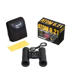 Levenhuk Atom 8x21 Waterproof Roof Pocket Binoculars