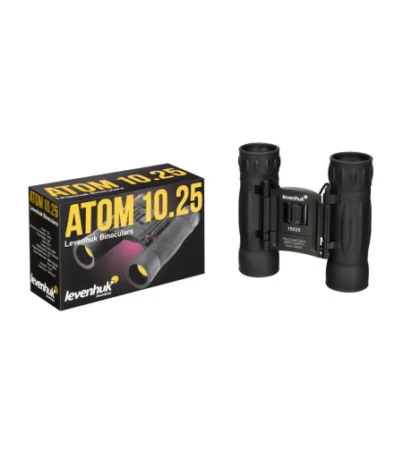 Levenhuk Atom 10x25  Waterproof Roof Pocket Binoculars