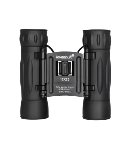 Levenhuk Atom 12x25 Waterproof Roof Pocket Binoculars