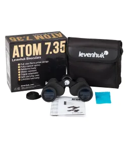 Levenhuk Atom 7x35  Levenhuk Compact Porro Prism Waterproof Binoculars