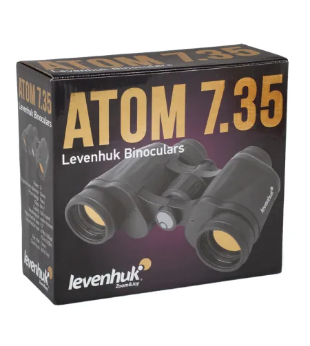 Levenhuk Atom 7x35 Kompaktiškas Porro Prism Neperšlampami Žiūronai
