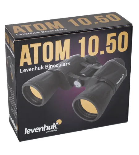 Levenhuk Atom 10x50 Compact Porro Prism Waterproof Binoculars