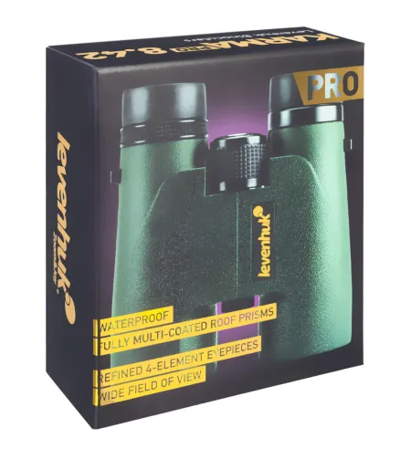 Levenhuk Karma PRO 8x42 Kompaktiški  Neperšlampami Universalūs žiūronai