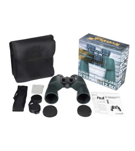 Levenhuk Sherman PRO 12x50  Compact Porro Prism Waterproof Binoculars