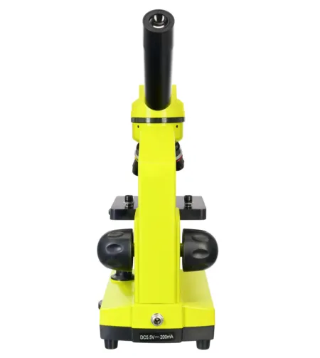 Mikroskopas Levenhuk Rainbow 2L Lime 40x-400x su eksperimento komplektu K50