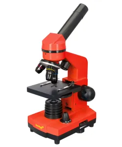 Mikroskopas Levenhuk Rainbow 2L Orange 40x-400x su eksperimento rinkiniu K50