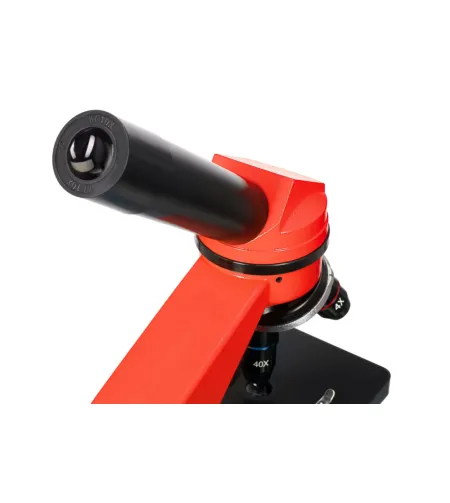 Mikroskopas Levenhuk Rainbow 2L Orange 40x-400x su eksperimento rinkiniu K50