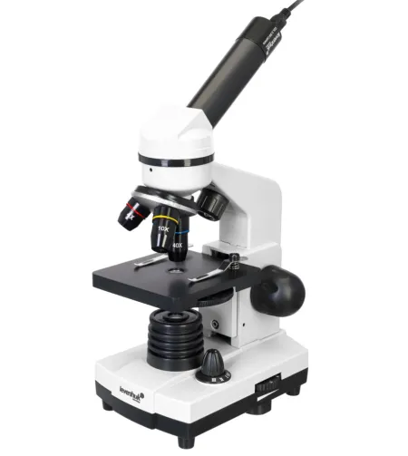 Digital Microscope Levenhuk D2L 40x-400x Moonstone with experimental kit and digit