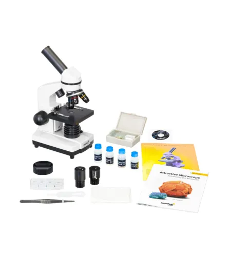 Digital Microscope Levenhuk D2L 40x-400x Moonstone with experimental kit and digit