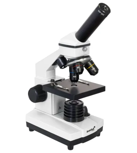 Microscope Levenhuk Rainbow 2L PLUS Moonstone 64x - 640x with experiment kit K50