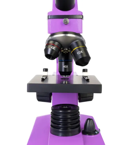 Микроскоп Levenhuk Rainbow 2L PLUS Аметист 64x - 640x с экспериментальным комплектом K50