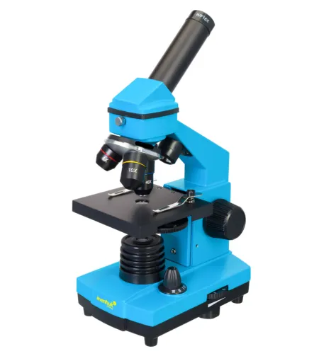 Microscope Levenhuk Rainbow 2L PLUS Azure 64x - 640x with experiment kit K50