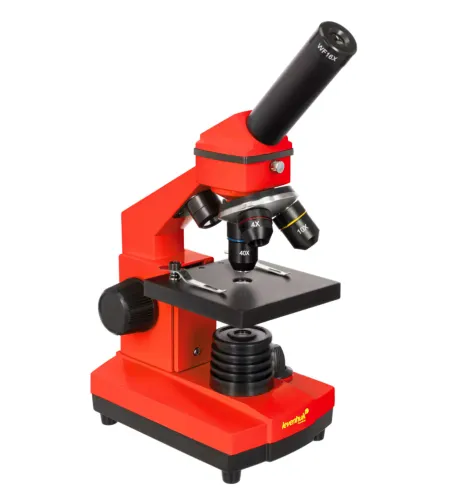 Микроскоп Levenhuk Rainbow 2L PLUS Orange Апельсин  64x - 640x с экспериментальным комплек