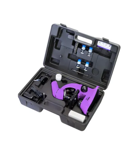Microscope Levenhuk Rainbow 50L Amethyst 40x–800x with experimental kit K50