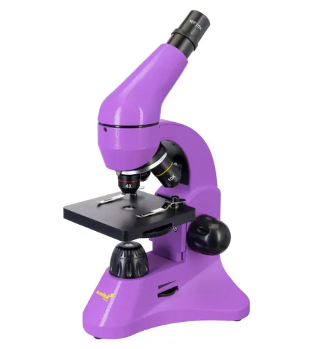 Microscope Levenhuk Rainbow 50L Amethyst 40x–800x with experimental kit K50