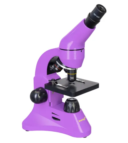 Microscope Levenhuk Rainbow 50L Amethyst 40x–800x with experimental kit K50