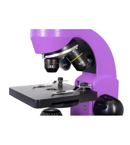 Microscope Levenhuk Rainbow 50L Amethyst 40x–800x with experimental kit K50
