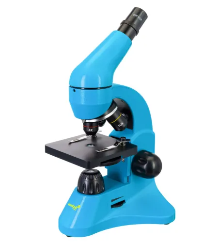 Microscope Levenhuk Rainbow 50L Azure 40x - 800x with experimental kit K50