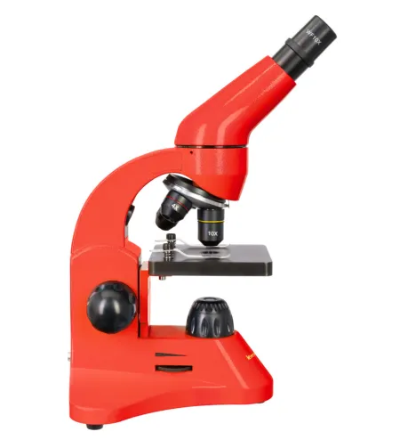 Microscope Levenhuk Rainbow 50L Orange 40x - 800x with experimental kit K50