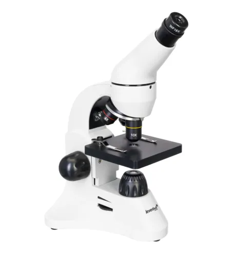 Microscope Levenhuk Rainbow 50L PLUS Moonstone 64x–1280x with experimental kit K50