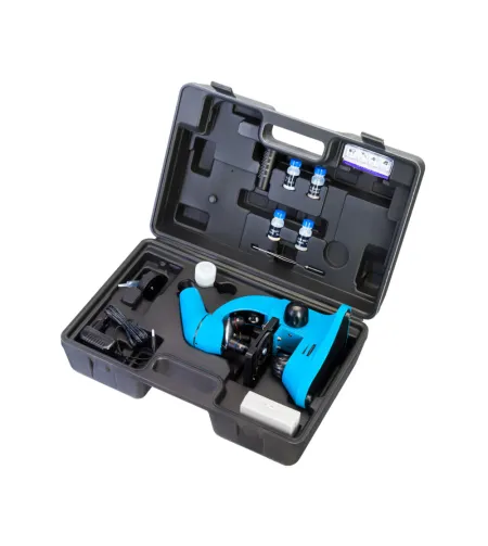 Mikroskopas Levenhuk Rainbow 50L PLUS Azure 64x–1280x su eksperimentiniu rinkiniu K50