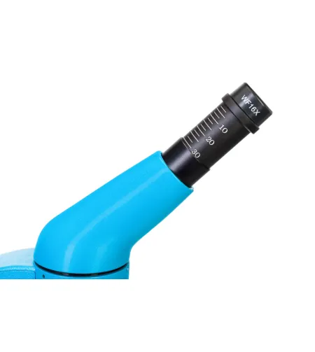 Mikroskopas Levenhuk Rainbow 50L PLUS Azure 64x–1280x su eksperimentiniu rinkiniu K50