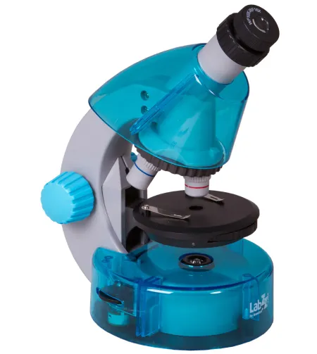 Microscope for children, Levenhuk LabZZ M101 Azure, 40x-640x, with Experiment kit