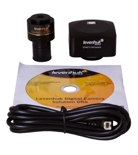 Микроскоп цифровой Levenhuk (Левенгук) D740T, 5,1 Мпикс, тринокулярный