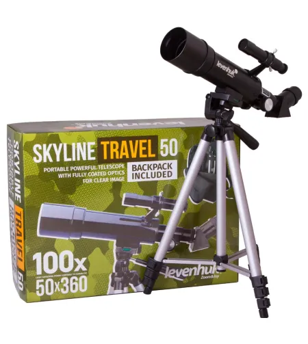 Телескоп Levenhuk Skyline Travel 50 50/360 <135x с включенным рюкзаком