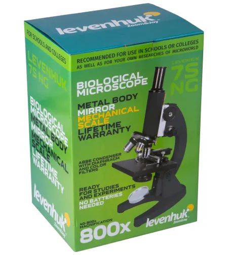 Микроскоп Levenhuk 7S NG, монокулярный 40x–800x