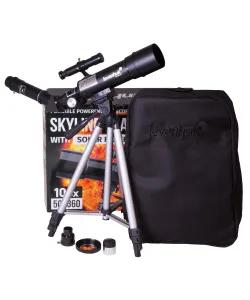 Telescope Levenhuk Skyline Travel Sun 50 50/360 <135x with included backpack and sun filte