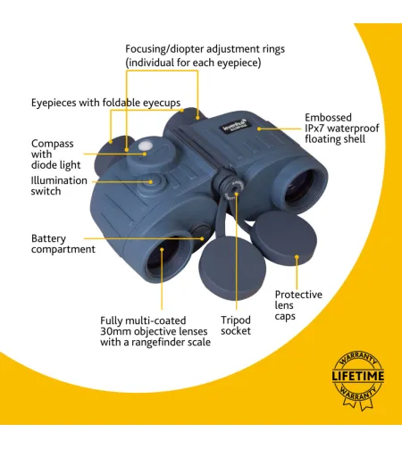 Бинокль Levenhuk Nelson 8 x 30