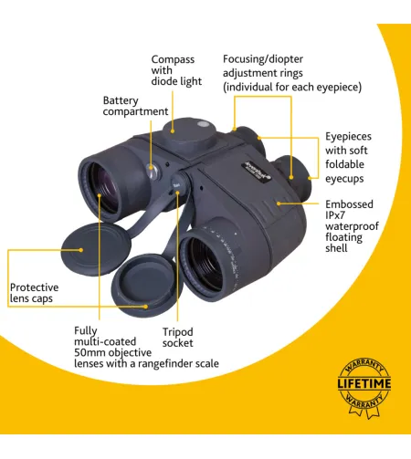 Levenhuk Nelson 7 x 50 Žiūronai