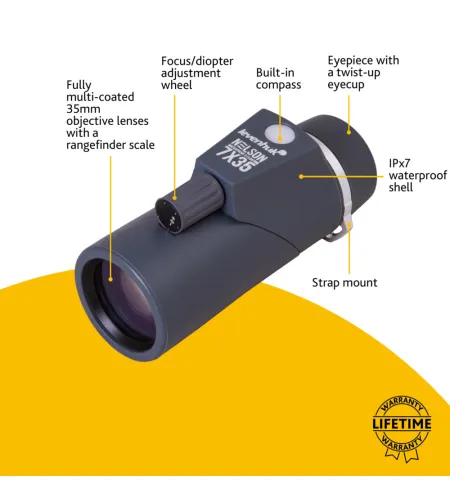 Monoklis Levenhuk Nelson 7x35