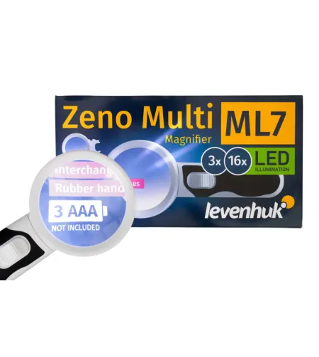 Levenhuk Zeno Multi ML7 Magnifier 3x, 16x