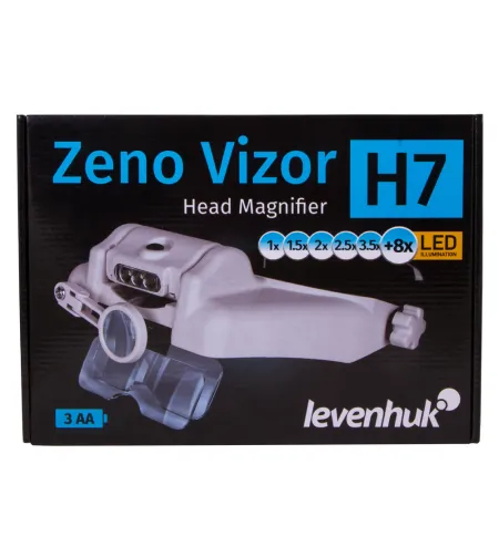 Levenhuk Zeno Vizor H7 Head Magnifier 1/1.5/2/2.5/3.5x