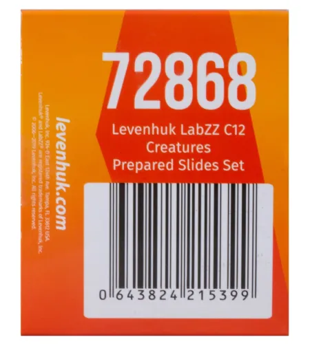 Prepared Slides Set Levenhuk LabZZ C12 Creatures