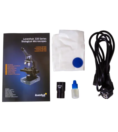 Biologist Microscope with Coordinated Sliding Table Levenhuk 320 40x-1000x