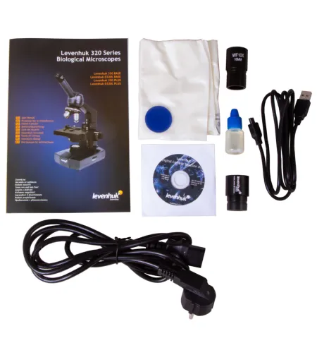 Skaitmeninis monokulinis mikroskopas Levenhuk D320L BASE 3M