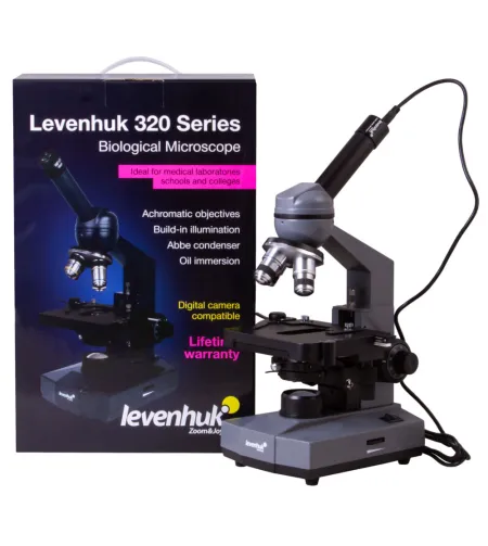 Skaitmeninis monokulinis mikroskopas Levenhuk D320L BASE 3M